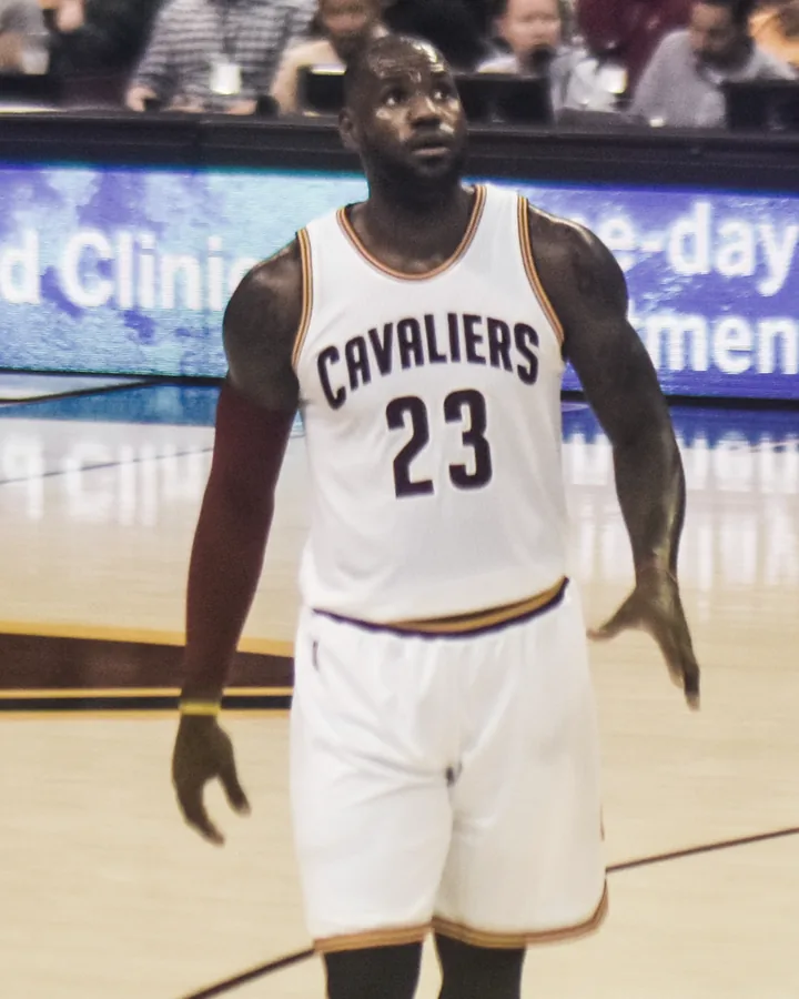 Portrait of LeBron James